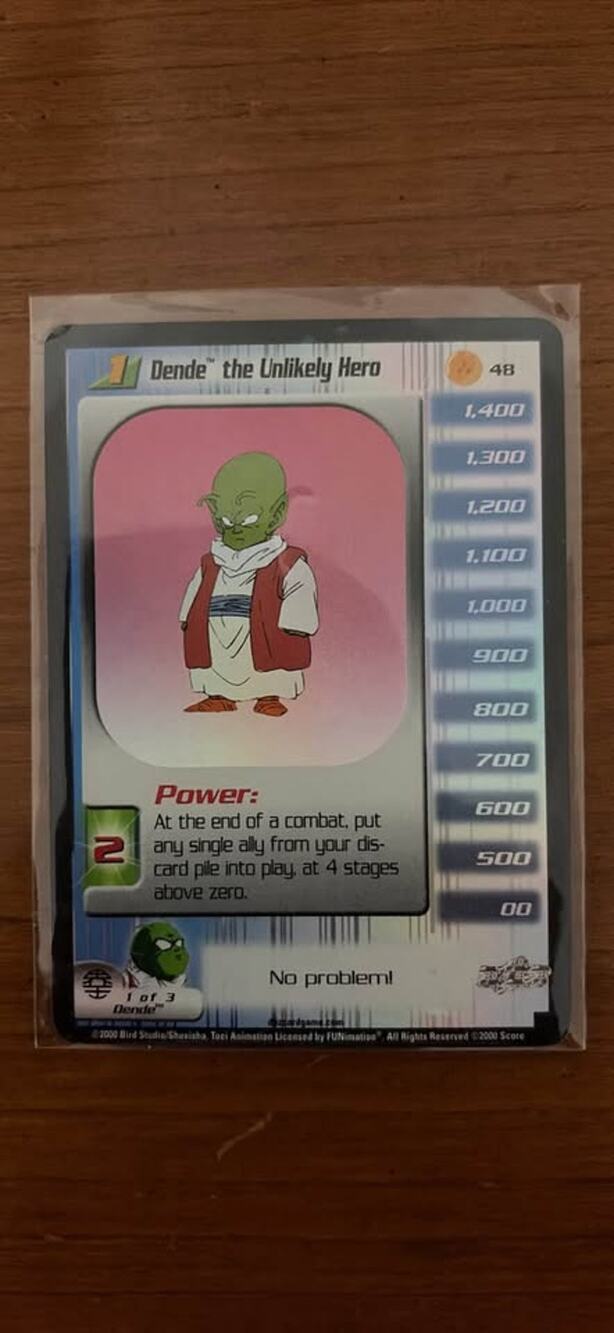 Dragon Ball Z TCG Dende the Unlikely Hero #48